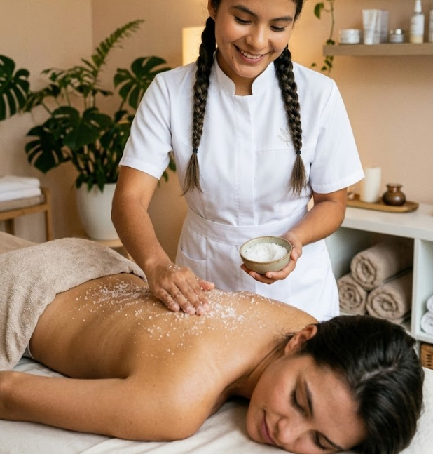 Exfoliaci&oacute;n corporal con productos naturales en Golf del Sur